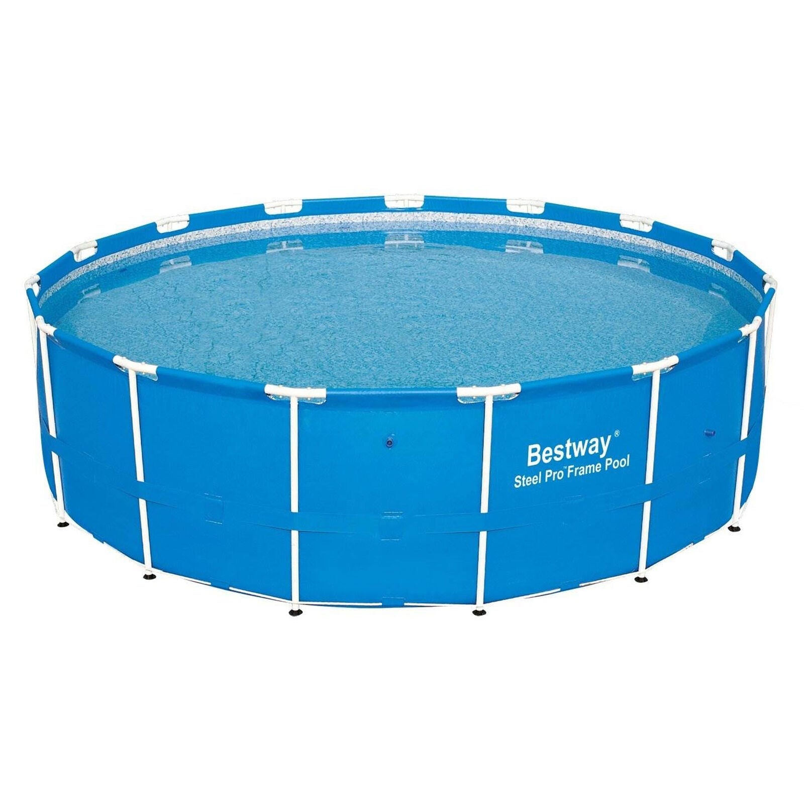Bestway 15ft x 48in Steel Pro Frame Above Ground Pool w/Cartridge Filter Pump