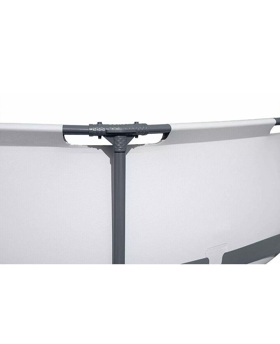 Bestway 12′ x 30″ Steel Pro Frame Max Round Above Ground Swimming Pool with Pump