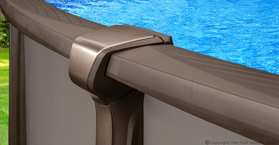 18'x40'x54" Saltwater Defender Oval Pool with Resin Wall