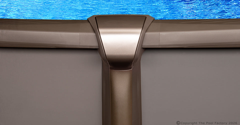 18'x40'x54" Saltwater Defender Oval Pool with Resin Wall