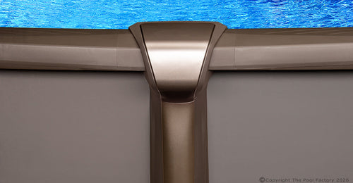 18'x40'x54" Saltwater Defender Oval Pool with Resin Wall