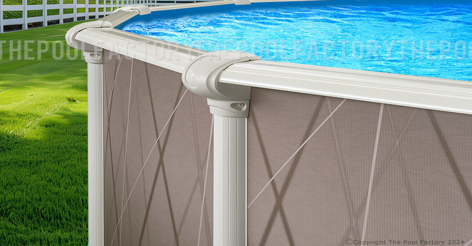 18'x40'x52" Saltwater 5000 Lazer Oval Pool