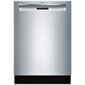 Bosch  300 Series 24 in. Stainless Steel Front Control Tall Tub Dishwasher with Stainless Steel Tub and 3rd Rack, 44dBA