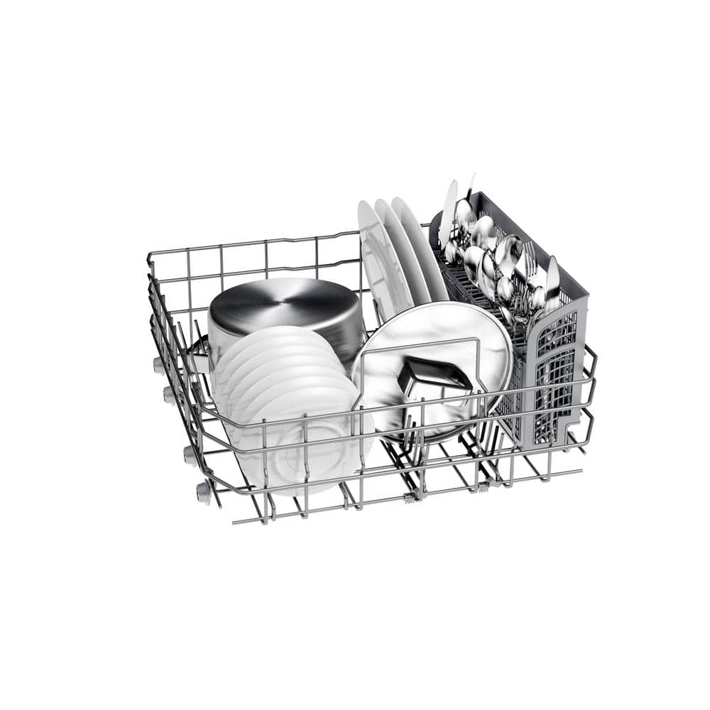 Bosch  500 Series 24 in. Stainless Steel Top Control Tall Tub Pocket Handle Dishwasher with Stainless Steel Tub, AutoAir, 44dBA
