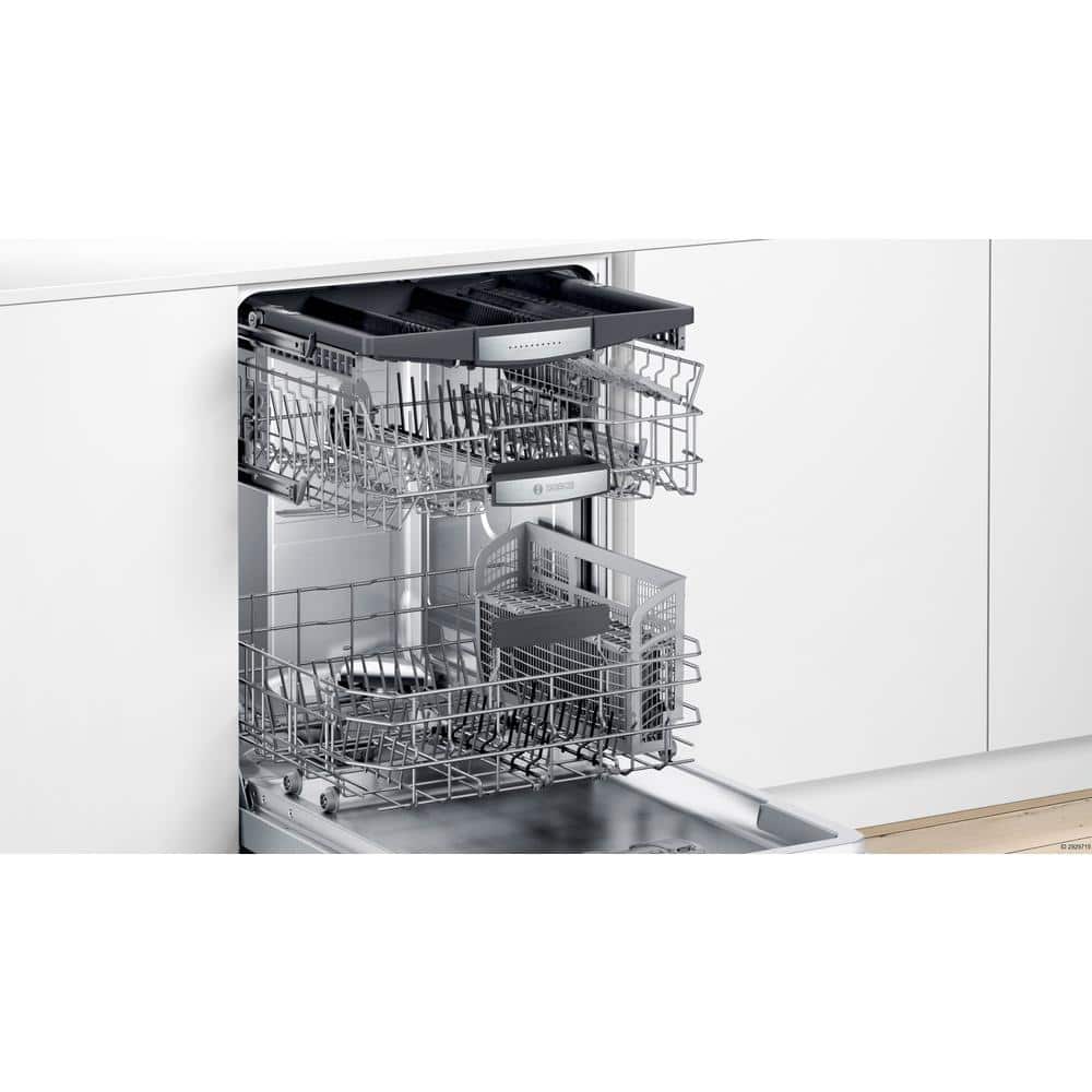 Bosch  800 Series 24 in. Stainless Steel Top Control Tall Tub Dishwasher with Stainless Steel Tub, Crystal Dry, 42dBA