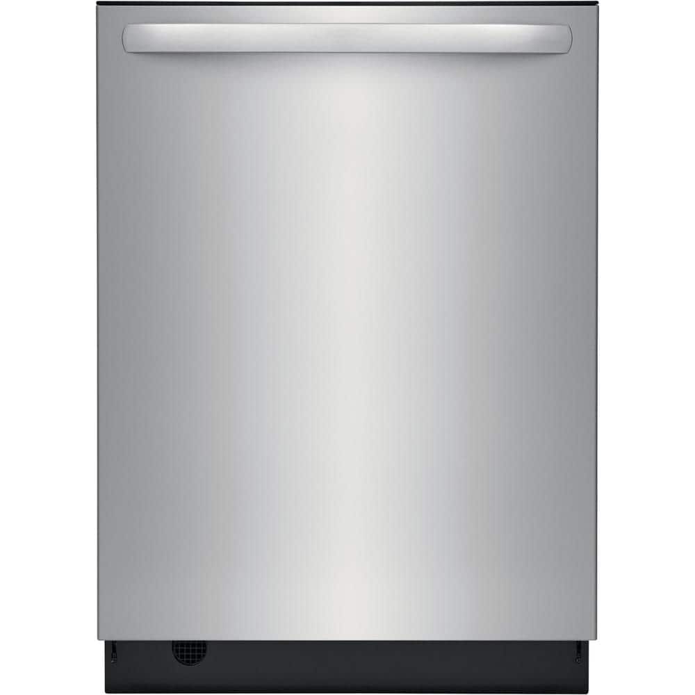 Frigidaire 24 in. Stainless Steel Top Control Built-In Tall Tub Dishwasher with Stainless Steel Tub and 3rd Level Rack, 49 dBA