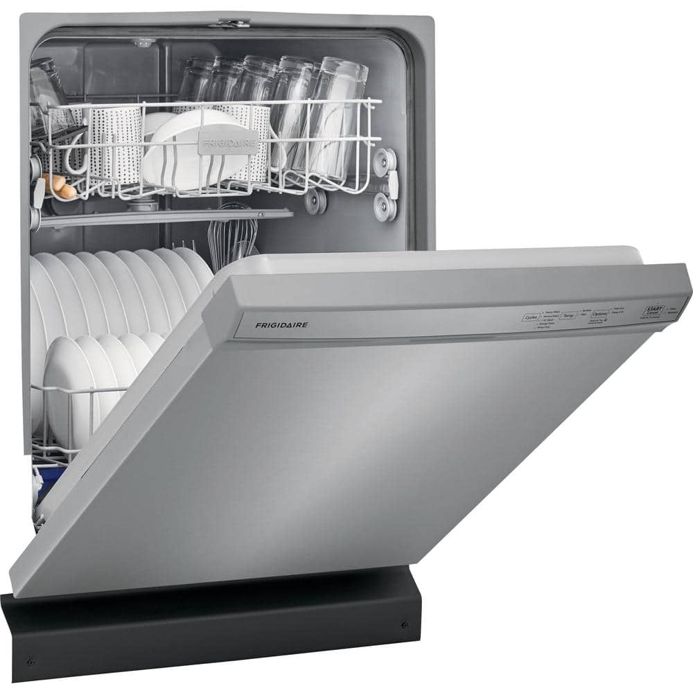 Frigidaire  24 in. Stainless Steel Front Control Built-In Tall Tub Dishwasher, 55 dBA