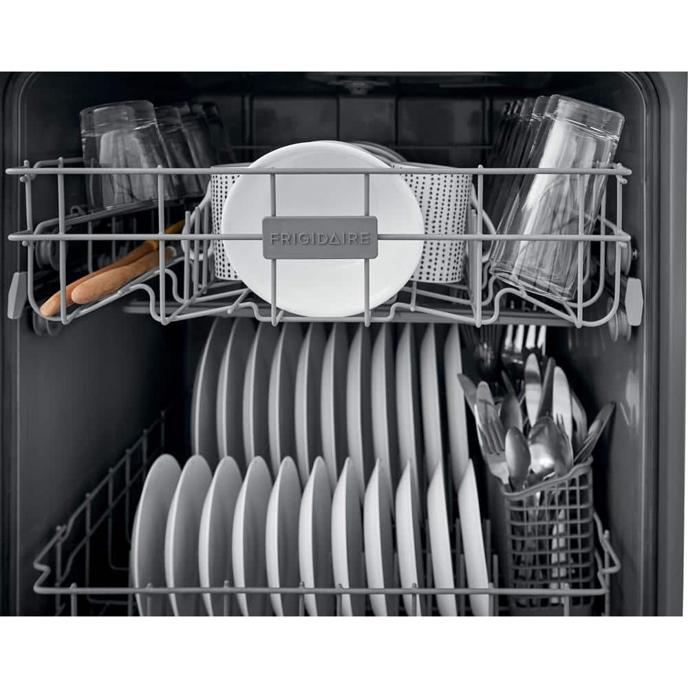 Frigidaire  24 in. Stainless Steel Front Control Built-In Tall Tub Dishwasher, 55 dBA