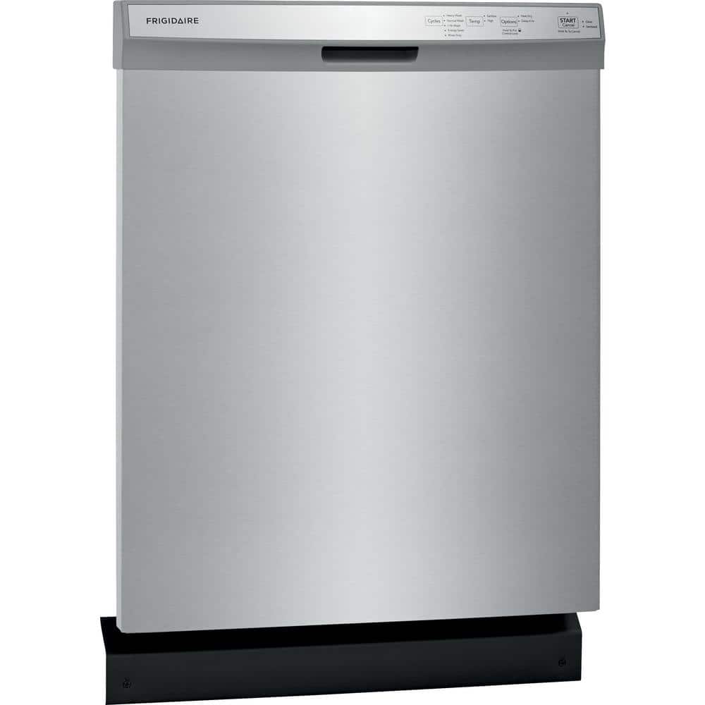 Frigidaire  24 in. Stainless Steel Front Control Built-In Tall Tub Dishwasher, 55 dBA