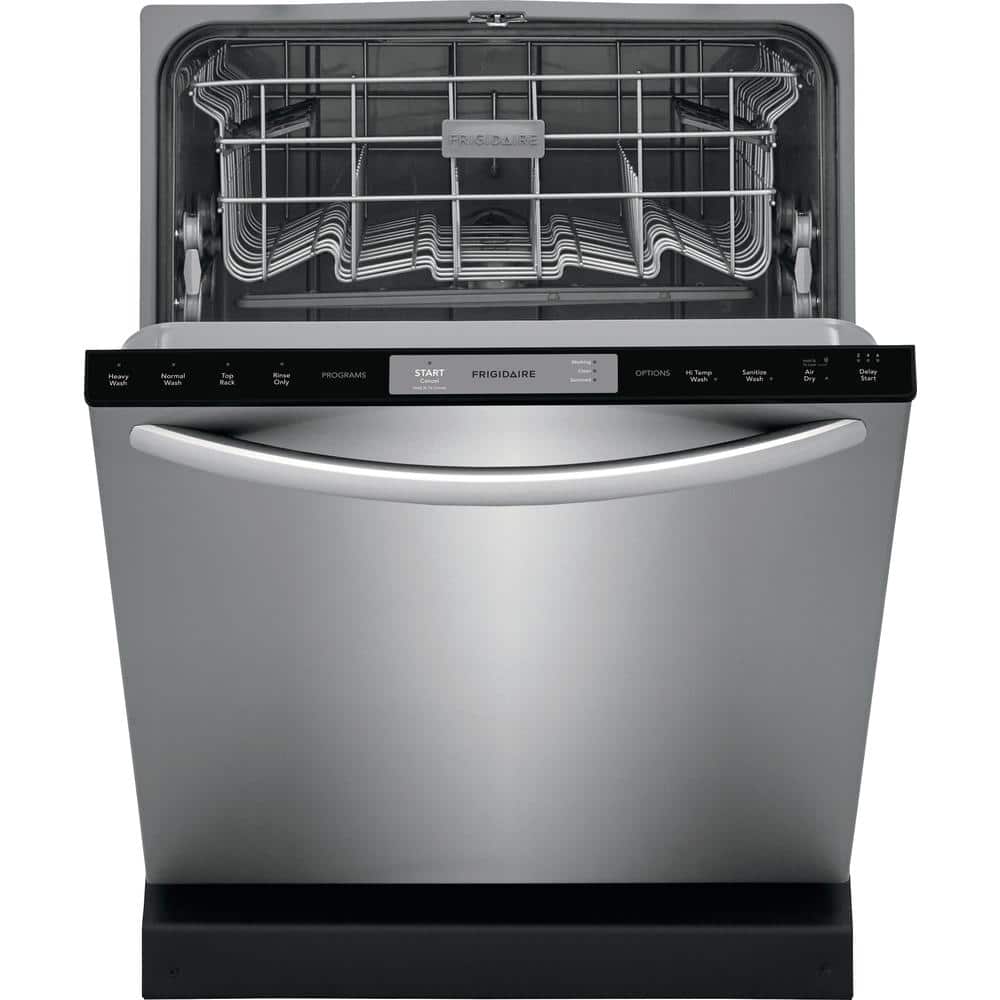 Frigidaire 24 in. Stainless Steel Top Control Built-In Tall Tub Dishwasher, ENERGY STAR, 54 dBA