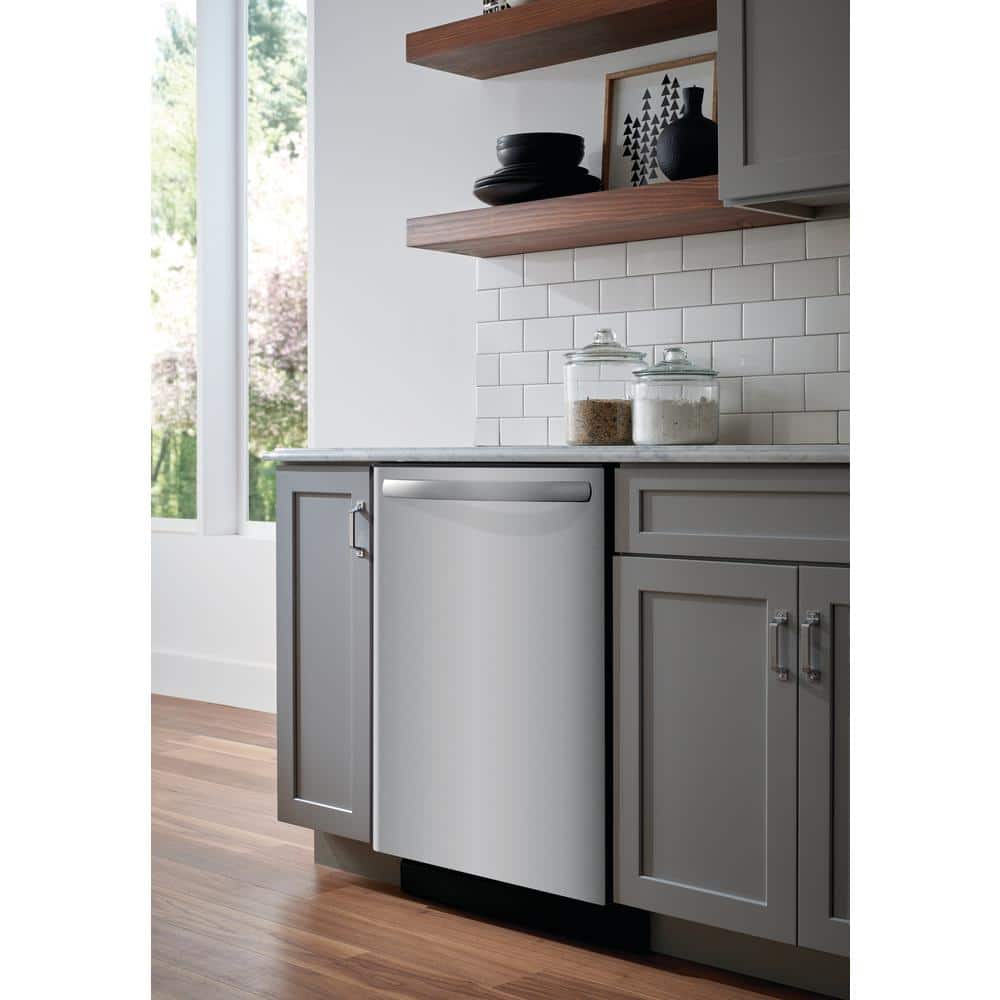 Frigidaire 24 in. Stainless Steel Top Control Built-In Tall Tub Dishwasher, ENERGY STAR, 54 dBA