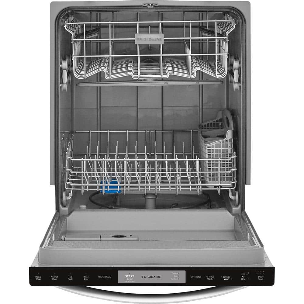 Frigidaire 24 in. Stainless Steel Top Control Built-In Tall Tub Dishwasher, ENERGY STAR, 54 dBA