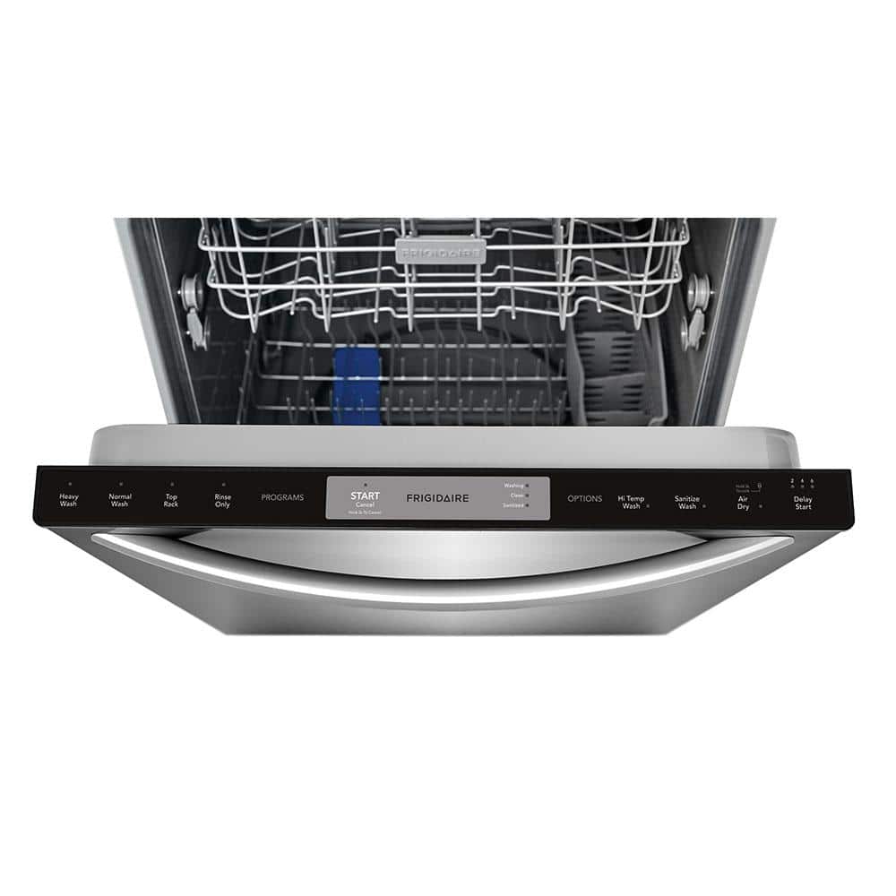 Frigidaire 24 in. Stainless Steel Top Control Built-In Tall Tub Dishwasher, ENERGY STAR, 54 dBA
