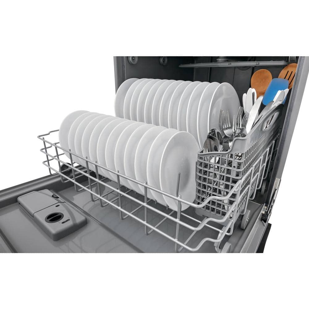 Frigidaire 24 in. Stainless Steel Top Control Built-In Tall Tub Dishwasher, ENERGY STAR, 54 dBA
