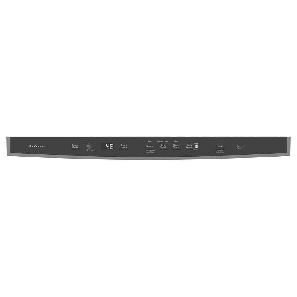 GE  Adora 24 in. Stainless Steel Top Control Built-In Tall Tub Dishwasher with Stainless Steel Tub, 3rd Rack, and 48 dBA