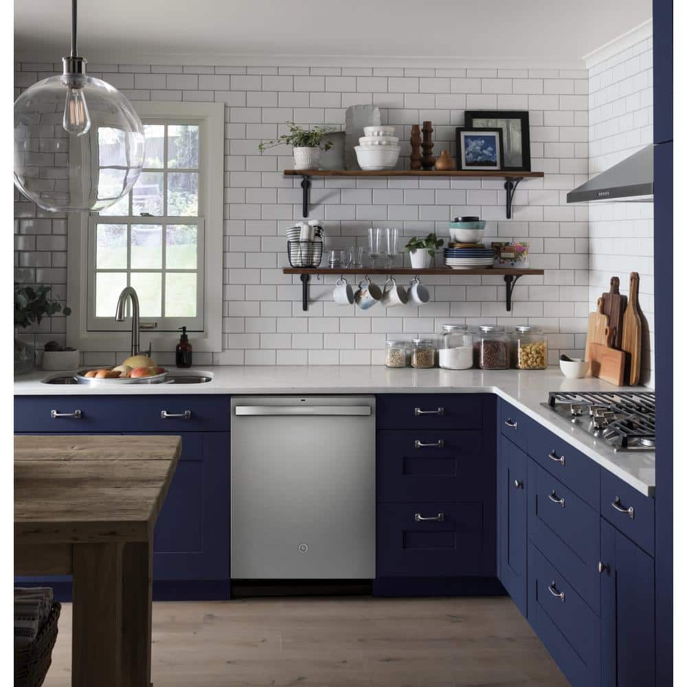 GE  Adora 24 in. Stainless Steel Top Control Built-In Tall Tub Dishwasher with Stainless Steel Tub, 3rd Rack, and 48 dBA