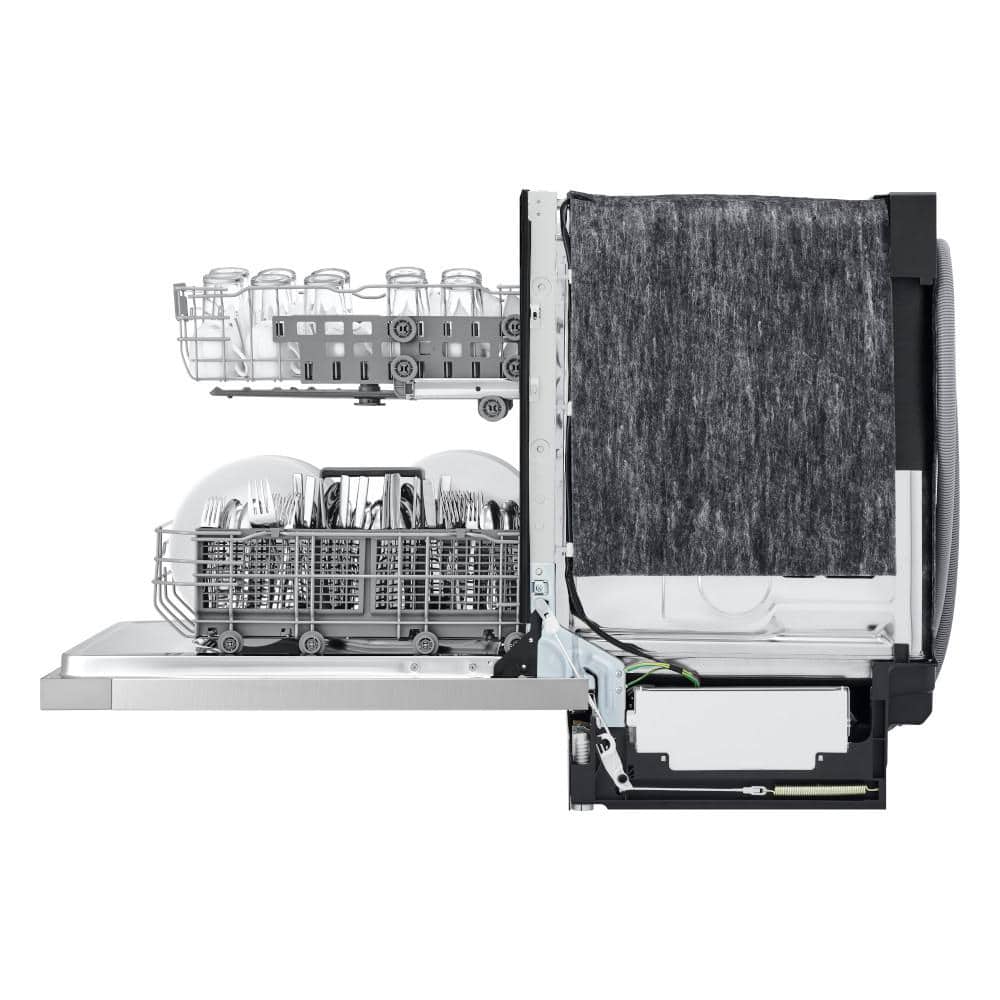 LG 24 in. in Stainless Steel Front Control Dishwasher with NeveRust Stainless Steel Tub and Dynamic Dry