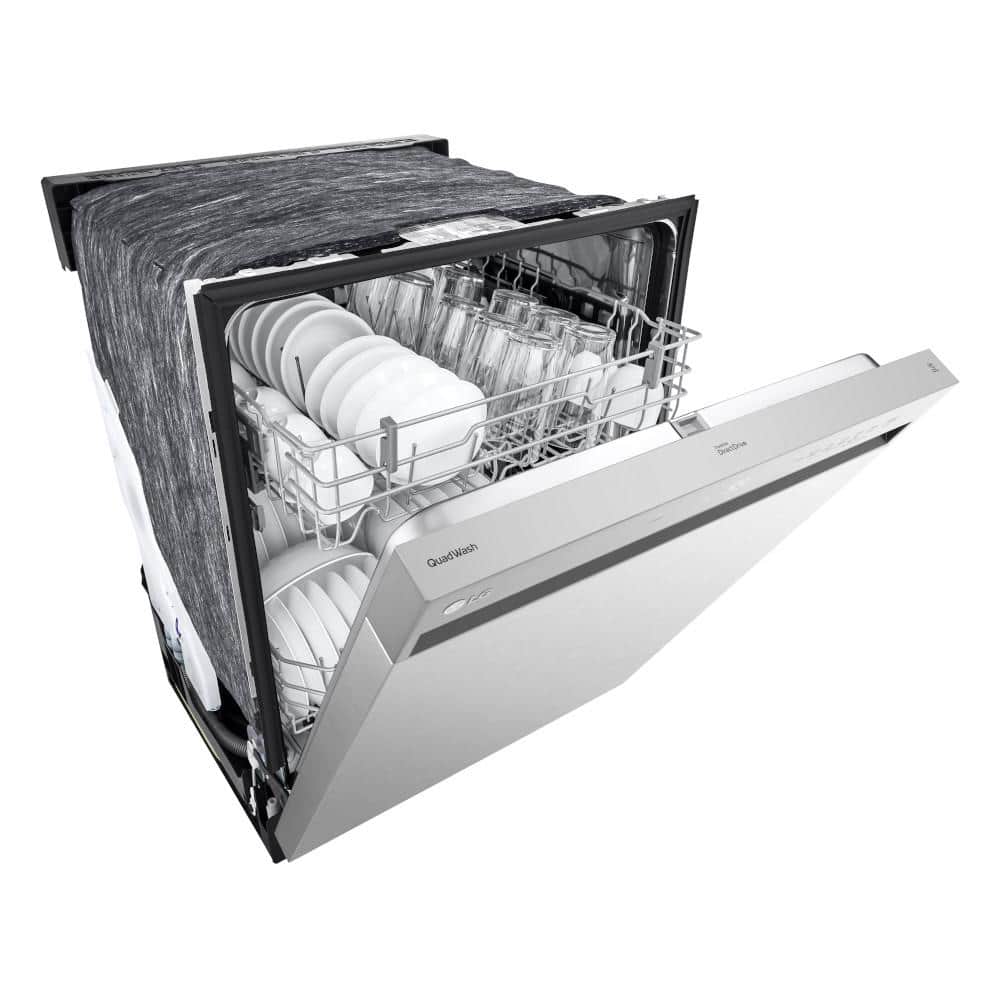 LG 24 in. in Stainless Steel Front Control Dishwasher with NeveRust Stainless Steel Tub and Dynamic Dry