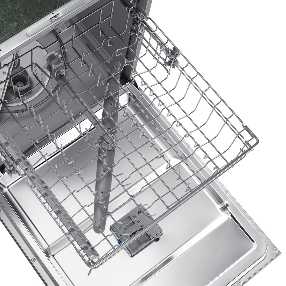 Samsung  24 in. Top Control Tall Tub Dishwasher in Stainless Steel with Stainless Steel Interior Door, 55 dBA