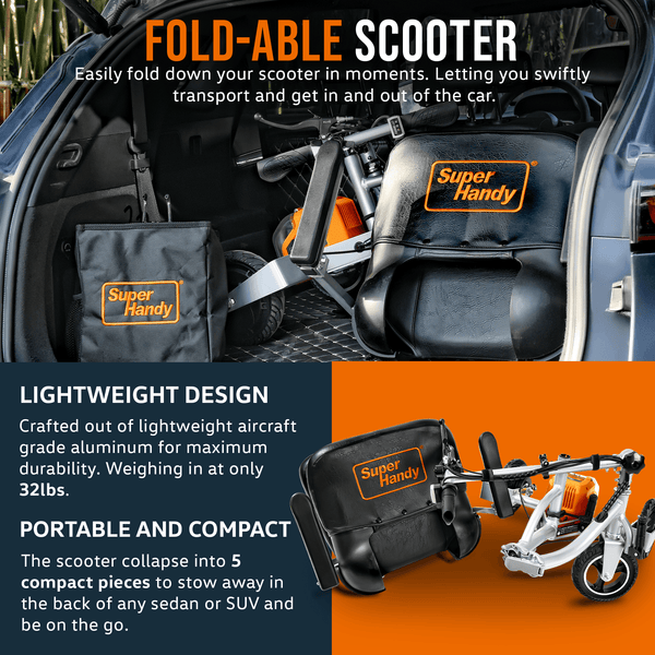 SuperHandy All Terrain Mobility Scooter Plus GUT140 48V 2Ah Battery